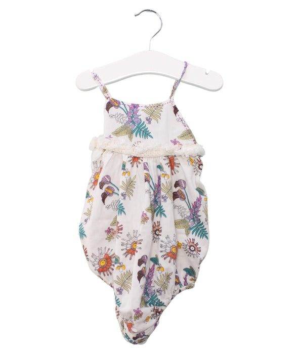 A Multicolour Sleeveless Bodysuits from Velveteen in size 12-18M for girl. (Front View)