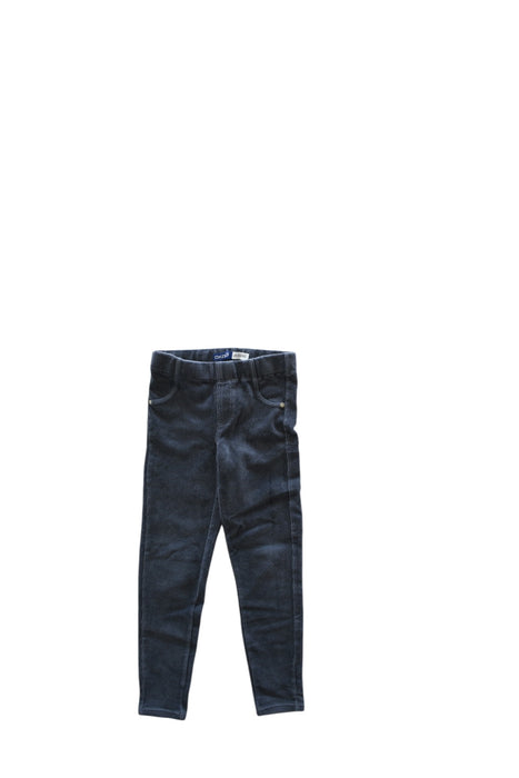 A Navy Jeggings from Obaibi - Okaidi in size 6T for girl. (Front View)