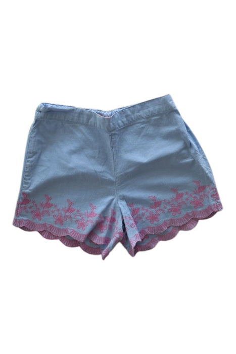 A Blue Shorts from Gingersnaps in size 8Y for girl. (Front View)