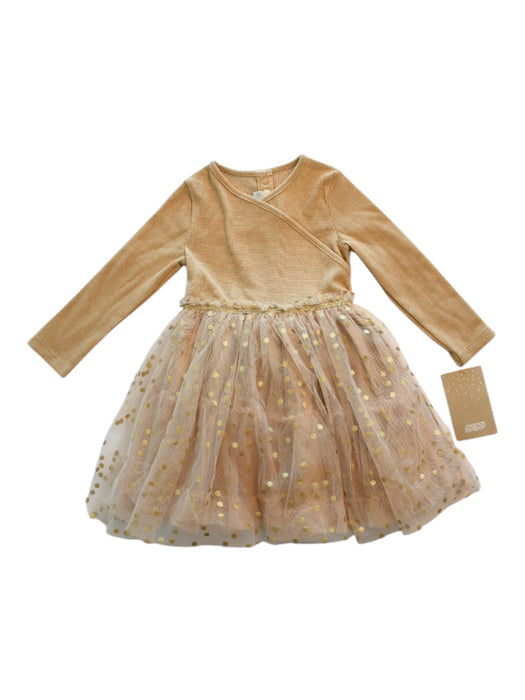 A Gold Long Sleeve Dresses from Mamas & Papas in size 12-18M for girl. (Front View)
