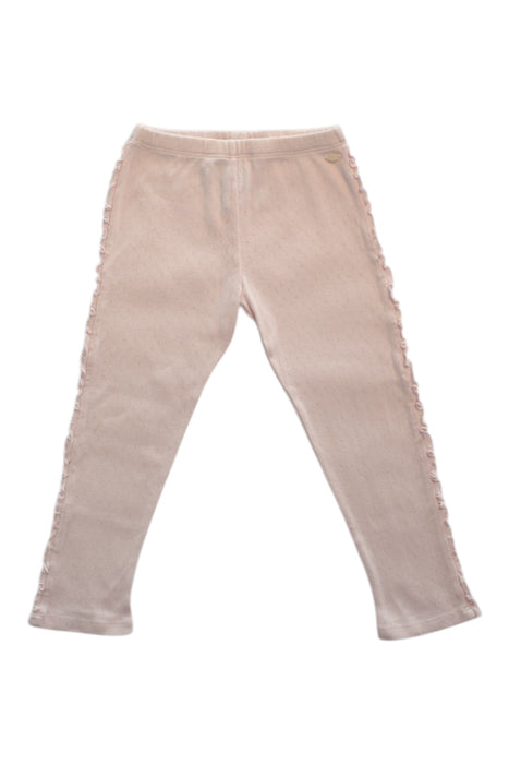A Beige Leggings from Tartine et Chocolat in size 4T for girl. (Front View)