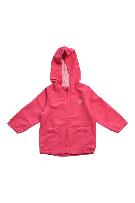 A Pink Puffer/Quilted Coats & Outerwear from OshKosh B'gosh in size 18-24M for girl. (Front View)
