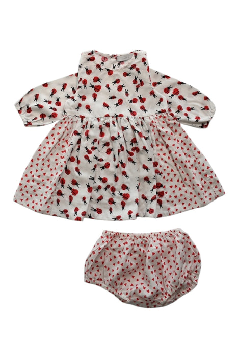 A White Dress Sets from Stella McCartney in size 6-12M for girl. (Front View)