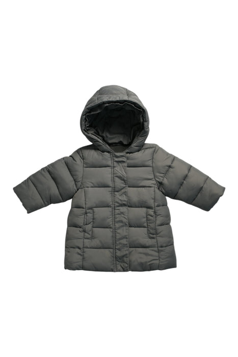 A Green Puffer/Quilted Coats & Outerwear from Jacadi in size 12-18M for boy. (Front View)