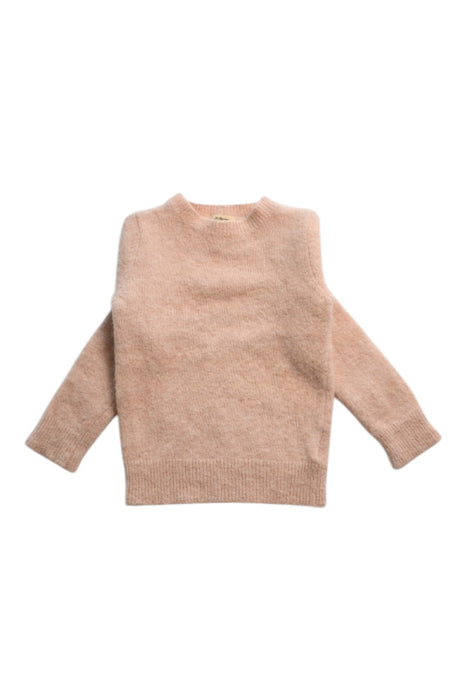 A Beige Knit Sweaters from Bellerose in size 4T for girl. (Front View)
