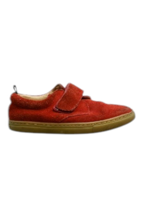 A Red Loafers & Moccasins from Jacadi in size 5T for boy. (Front View)