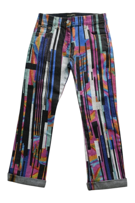A Multicolour Jeans from Dolce & Gabbana in size 8Y for girl. (Front View)
