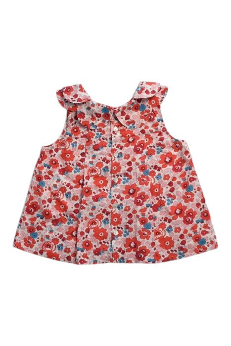 A Multicolor Sleeveless Tops from Jacadi in size 18-24M for girl. (Front View)