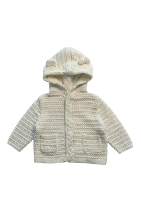 A Ivory Knit Sweaters from Ralph Lauren in size 0-3M for girl. (Front View)