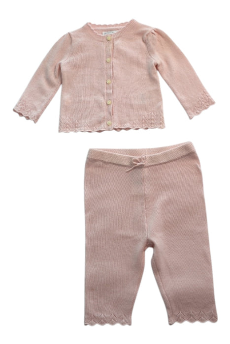 A Pink Pants Sets from Ralph Lauren in size 6-12M for girl. (Front View)