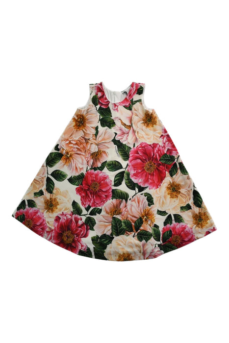 A Multicolour Sleeveless Dresses from Dolce & Gabbana in size 3T for girl. (Front View)