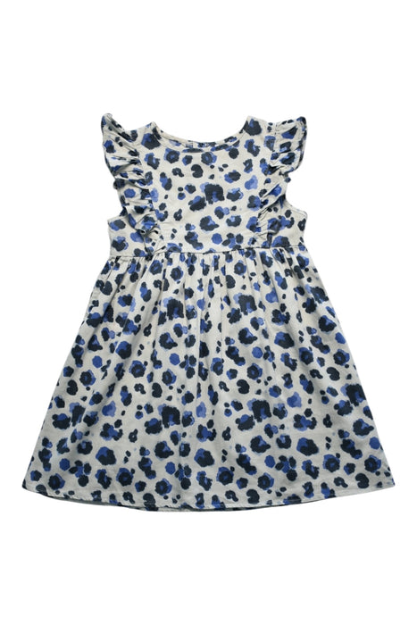 A Blue Sleeveless Dresses from Hunter + Boo in size 5T for girl. (Front View)