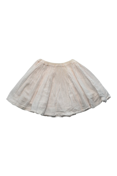 A Ivory Mid Skirts from Bonton in size 4T for girl. (Front View)