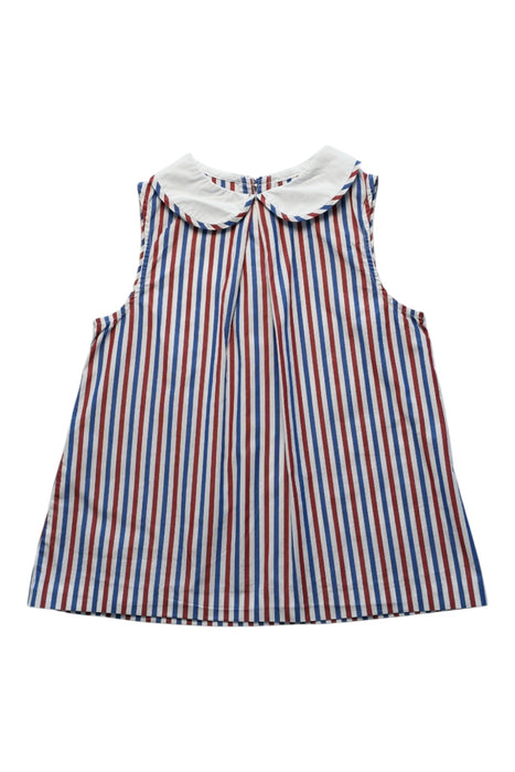 A Multicolour Sleeveless Tops from Jacadi in size 8Y for girl. (Front View)