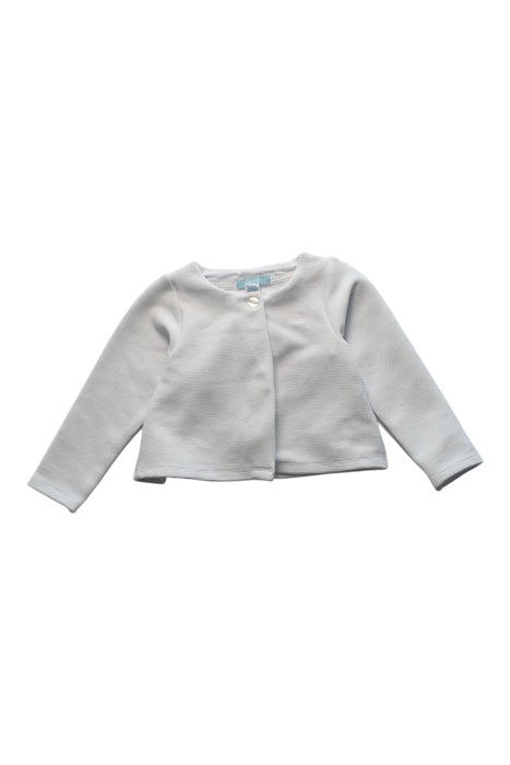 A White Cardigans from Obaibi - Okaidi in size 18-24M for girl. (Front View)
