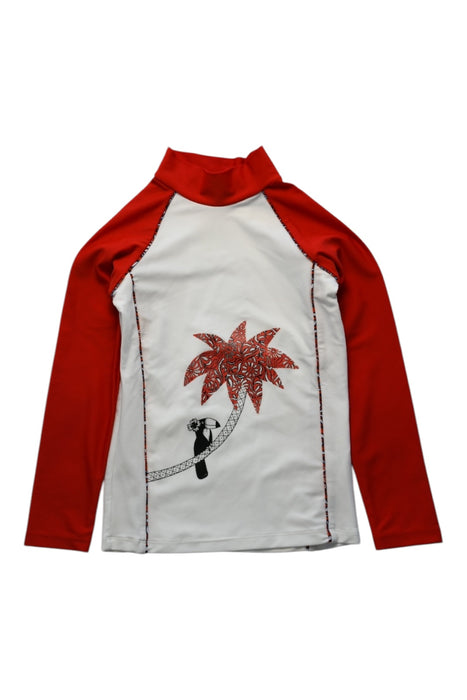 A Red Rash Guards from Little Marc Jacobs in size 8Y for girl. (Front View)