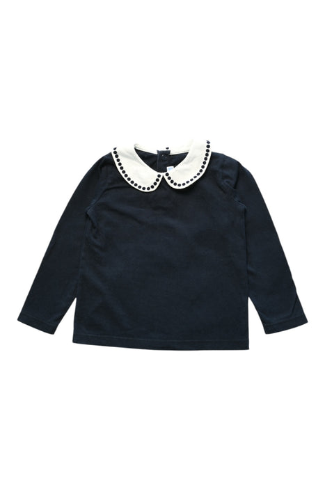 A Black Long Sleeve Tops from Jacadi in size 3T for girl. (Front View)