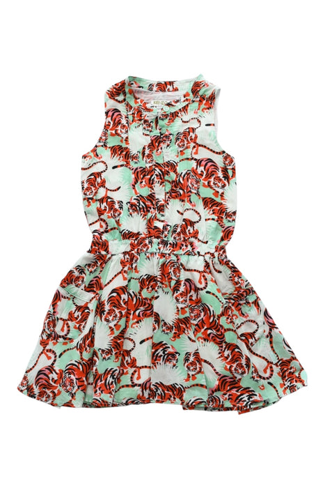 A Multicolour Sleeveless Dresses from Kenzo in size 6T for girl. (Front View)