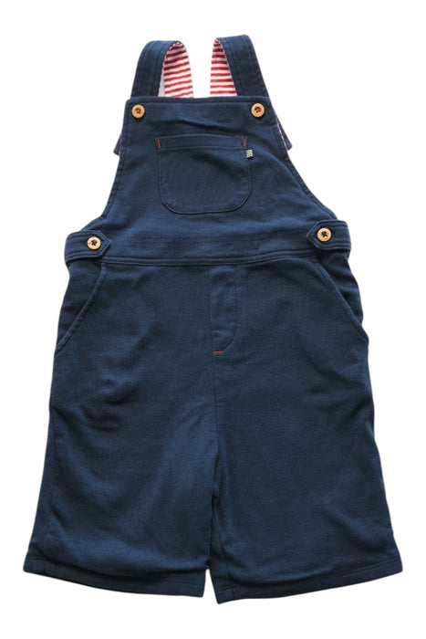 A Navy Overall Shorts from The Little White Company in size 4T for boy. (Front View)