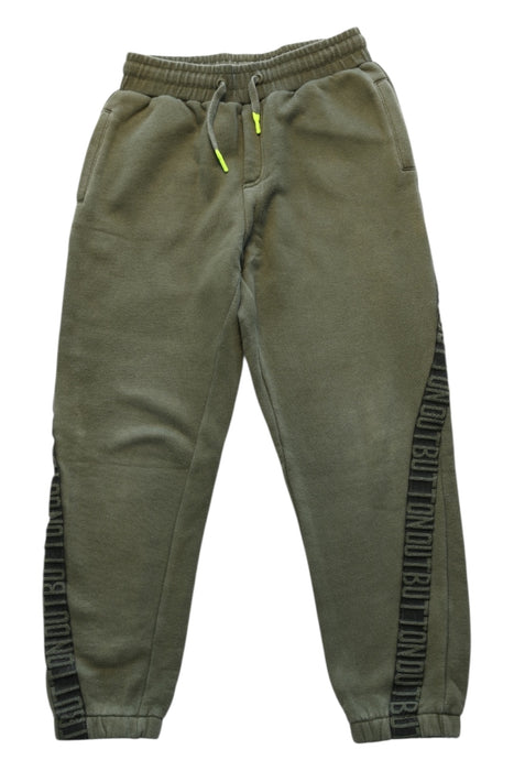 A Green Sweatpants from Button Blue in size 11Y for boy. (Front View)