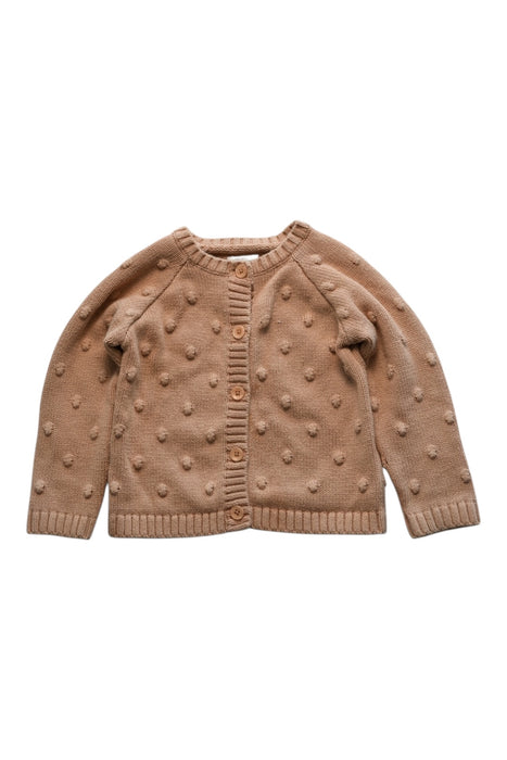 A Beige Cardigans from Mamas & Papas in size 6-12M for girl. (Front View)