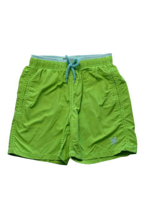 A Green Swim Shorts from Vilebrequin in size 8Y for boy. (Front View)