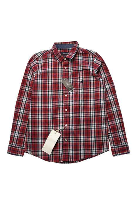 A Multicolour Long Sleeve Shirts from Nautica in size 12Y for boy. (Front View)