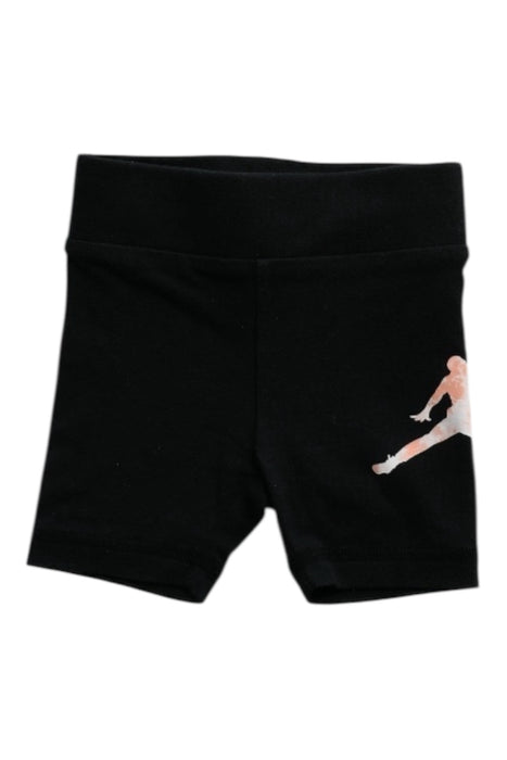A Black Active Shorts from Nike in size 6-12M for girl. (Front View)