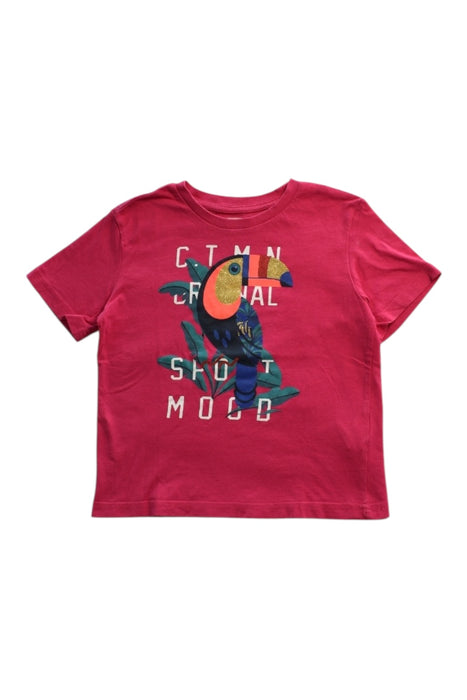 A Red Short Sleeve T Shirts from Catimini in size 6T for girl. (Front View)