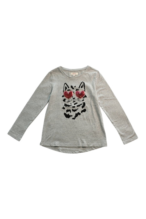 A Grey Long Sleeve Tops from Catimini in size 8Y for girl. (Front View)