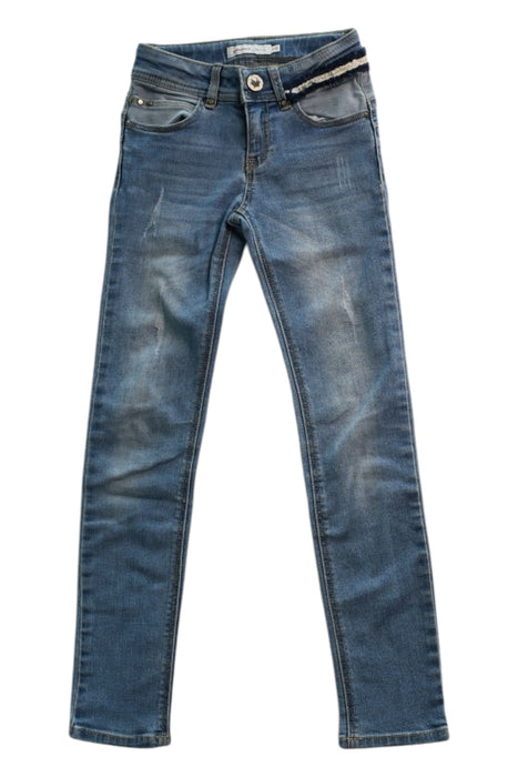A Blue Jeans from Catimini in size 8Y for girl. (Front View)