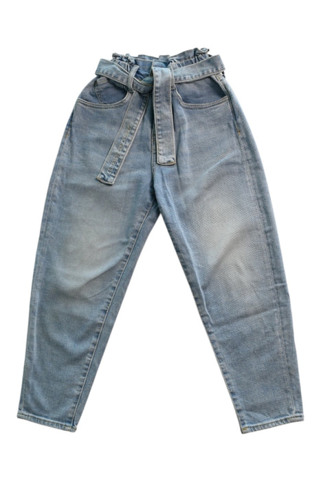 A Blue Jeans from Le Temps Des Cerises in size 10Y for girl. (Front View)
