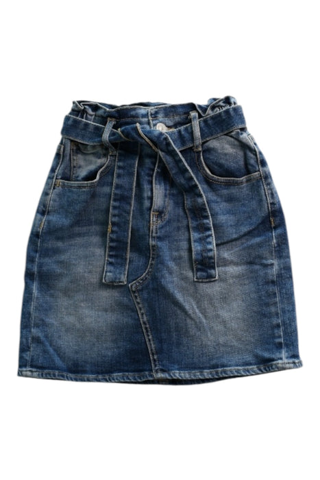 A Blue Mid Skirts from Le Temps Des Cerises in size 10Y for girl. (Front View)