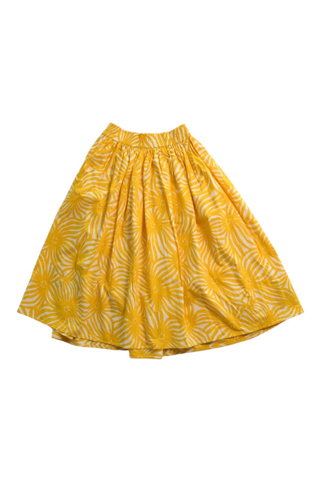 A Yellow Mid Skirts from Molo in size 8Y for girl. (Front View)
