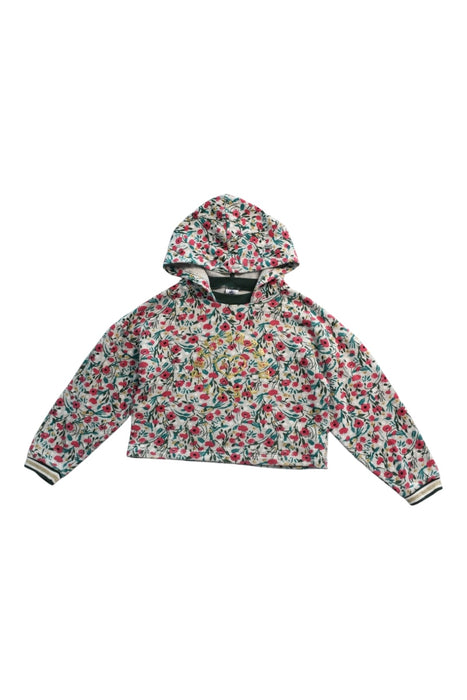 A Multicolour Hooded Sweatshirts from Petit Bateau in size 8Y for girl. (Front View)