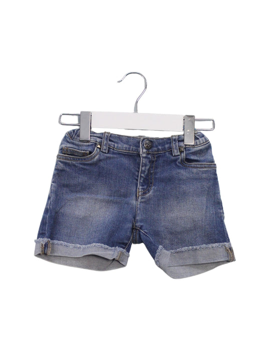 A Blue Shorts from Bonpoint in size 3T for girl. (Front View)