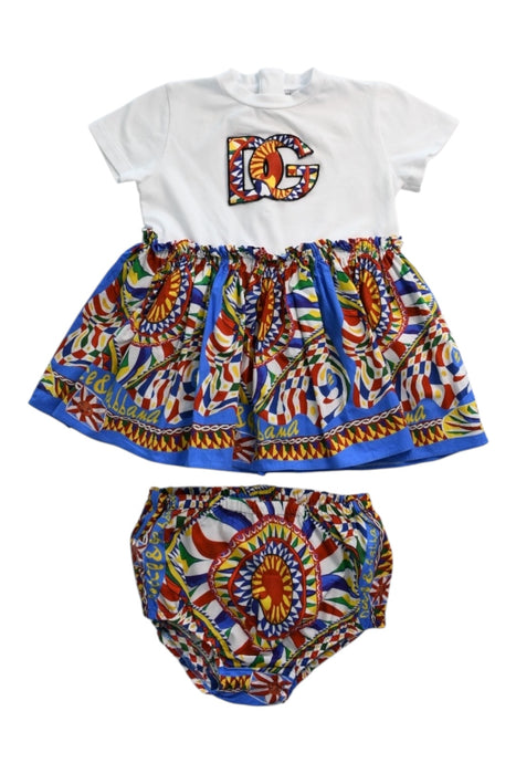 A Multicolour Skirt Sets from Dolce & Gabbana in size 12-18M for girl. (Front View)