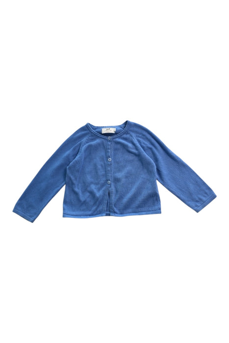 A Blue Cardigans from Cyrillus in size 18-24M for girl. (Front View)