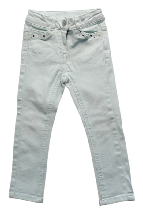 A White Jeans from Orchestra in size 3T for girl. (Front View)