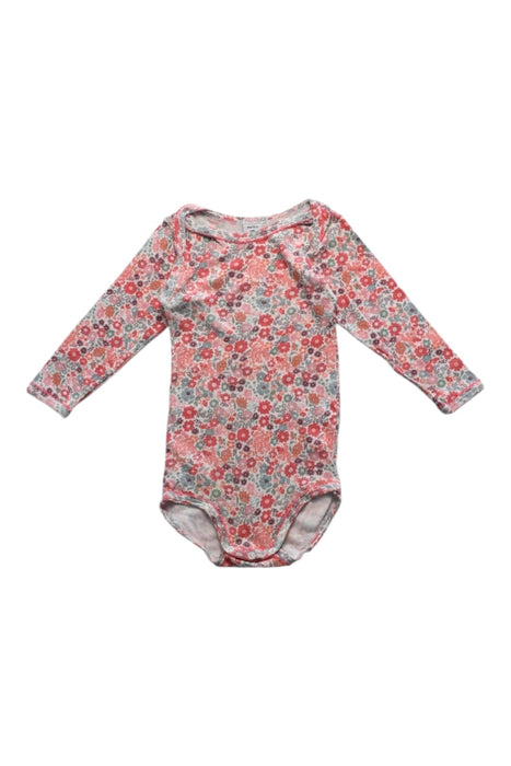 A Multicolour Long Sleeve Bodysuits from Petit Bateau in size 12-18M for girl. (Front View)