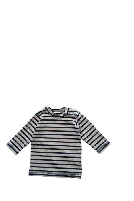A Navy Long Sleeve T Shirts from Hust & Claire in size 0-3M for neutral. (Front View)