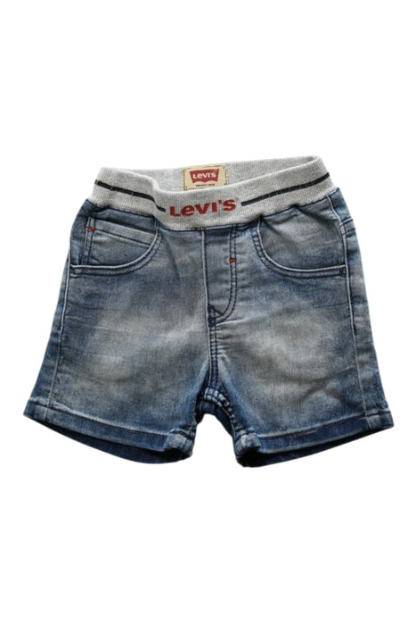 A Blue Shorts from Levi's in size 2T for boy. (Front View)