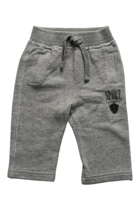 A Grey Sweatpants from Dolce & Gabbana in size 3-6M for boy. (Front View)