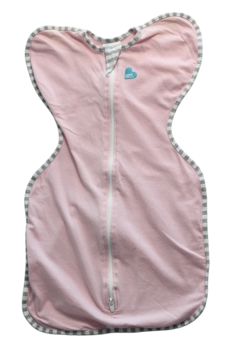 A Pink Swaddles from Love To Dream in size 0-3M for girl. (Front View)