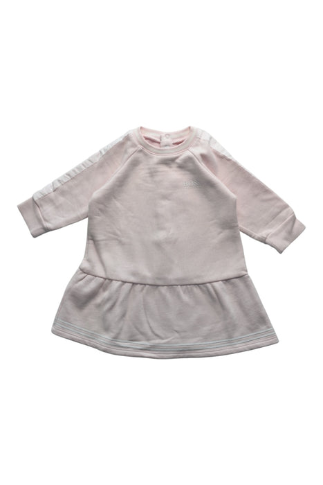 A Pink Sweater Dresses from Boss in size 6-12M for girl. (Front View)