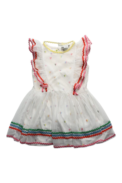 A Multicolour Sleeveless Dresses from Stella McCartney in size 4T for girl. (Front View)