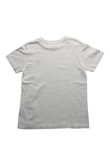 A White Short Sleeve T Shirts from Polo Ralph Lauren in size 7Y for boy. (Back View)