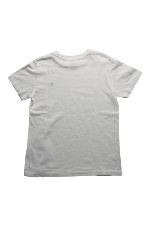 A White Short Sleeve T Shirts from Polo Ralph Lauren in size 7Y for boy. (Back View)