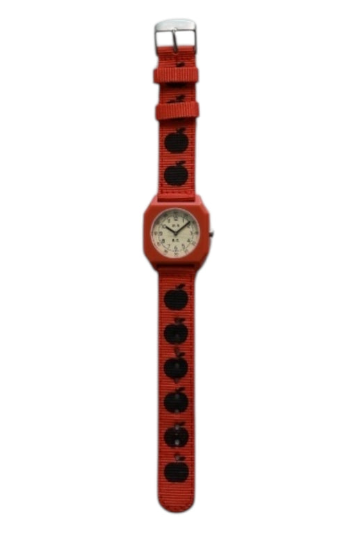 A Red Watches from Mini Kyomo in size 14Y for neutral. (Front View)