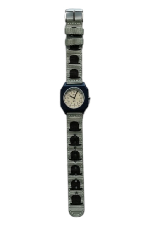 A Black Watches from Mini Kyomo in size 14Y for neutral. (Front View)